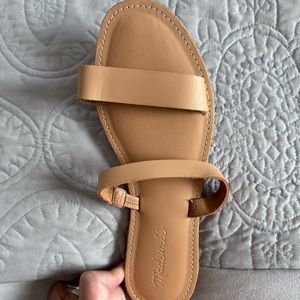 Madewell sandals. Light tan, size 8